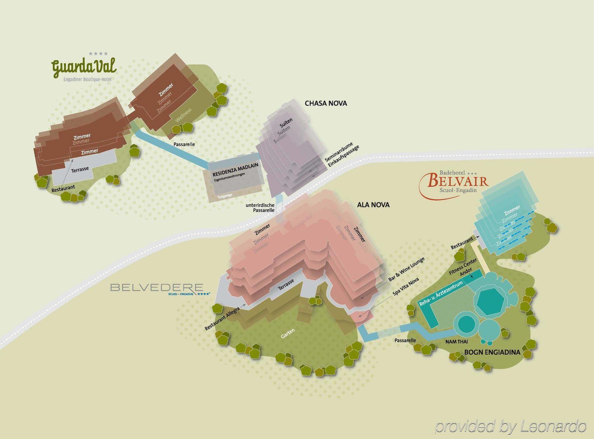 Badehotel Belvair ชกูอล ภายนอก รูปภาพ